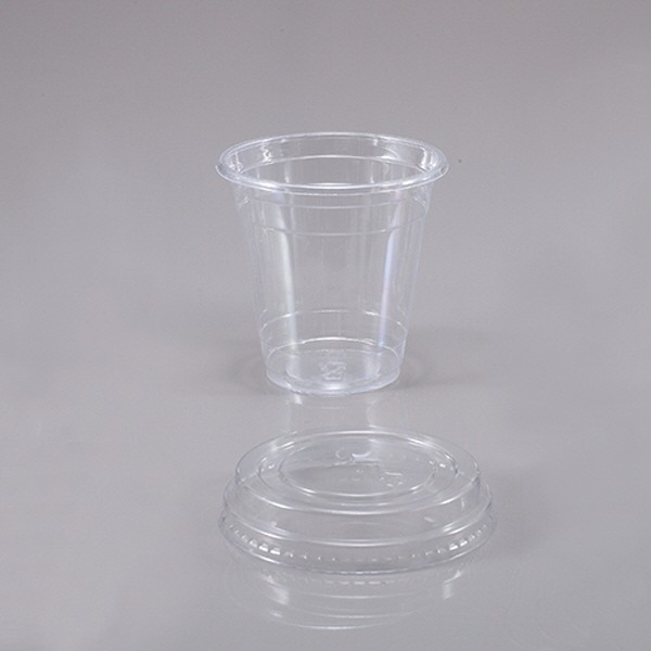투명한플라스틱컵(뚜껑포함)250ml10개