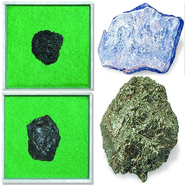 실물운석표본(Fe-Ni/텍타이트/몰다바이트/암석질)