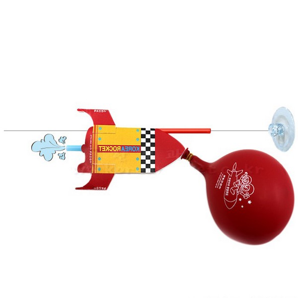 풍선로켓만들기(10인세트)/기체장난감/작용반작용