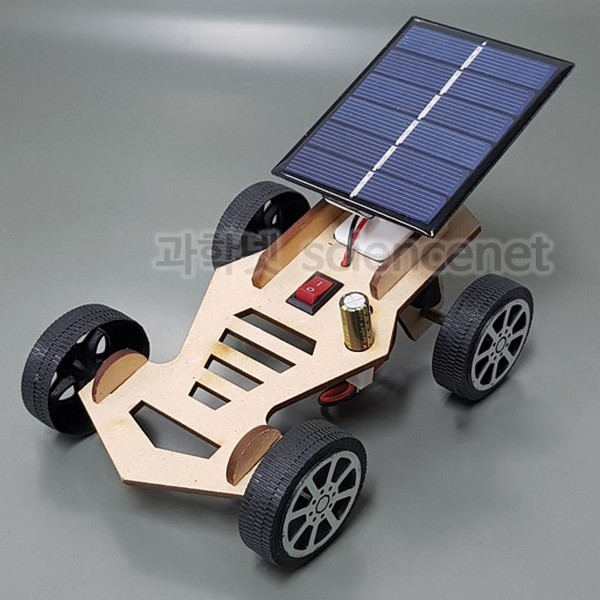 태양광자동차A2(충전식)/나무재질/각도조절식
