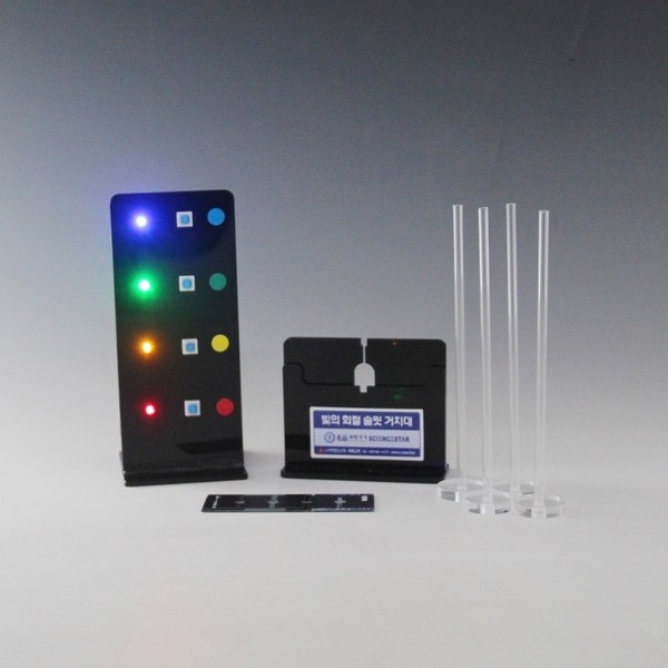 빛의 회절간섭 실험기세트/빛의간섭(LED)