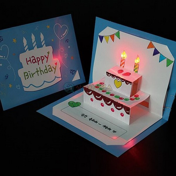 LED입체 생일카드 만들기/전기회로(1인용)