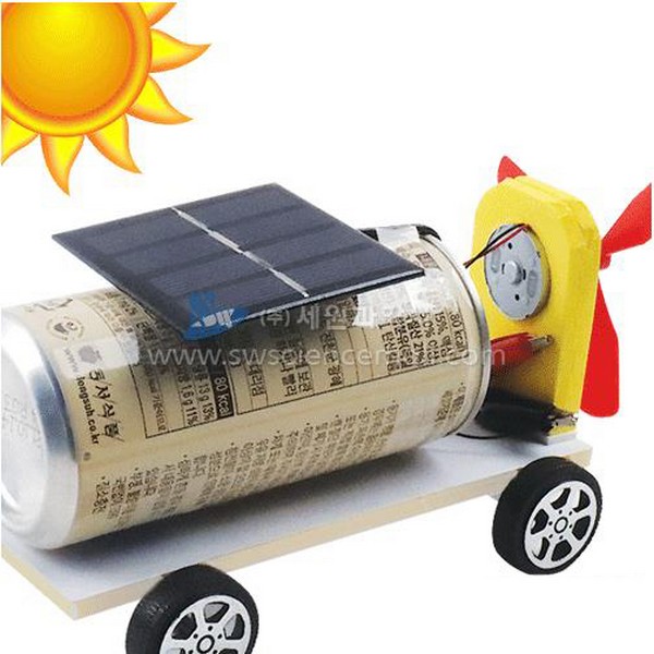창작 폐품활용 태양광 풍력자동차만들기(1인세트)