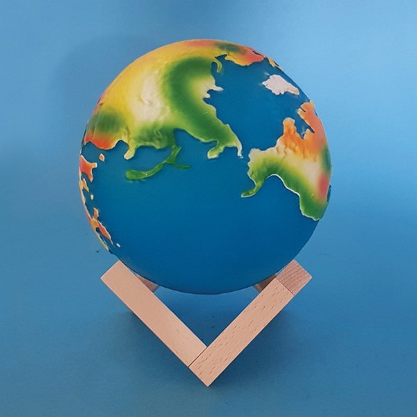지구모형(지구의 육지와 바다 넓이비교하기)직경150mm