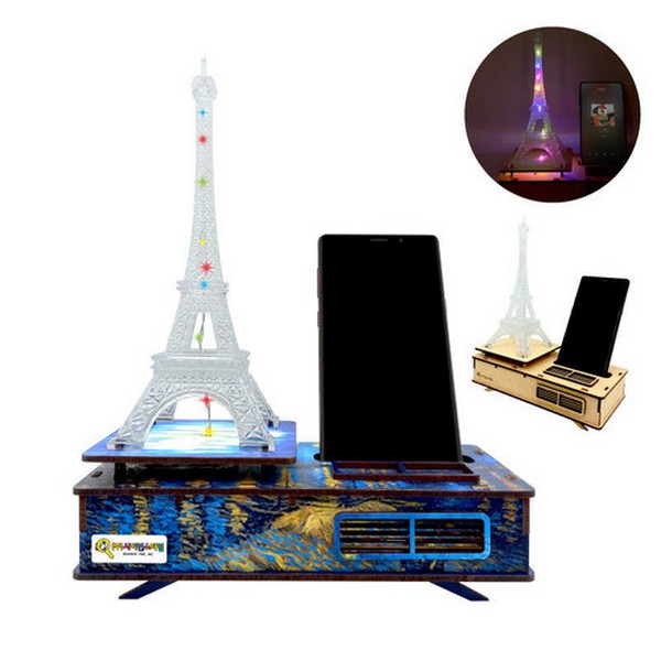 보이스 스펙트럼 LED 에펠탑 스피커 만들기