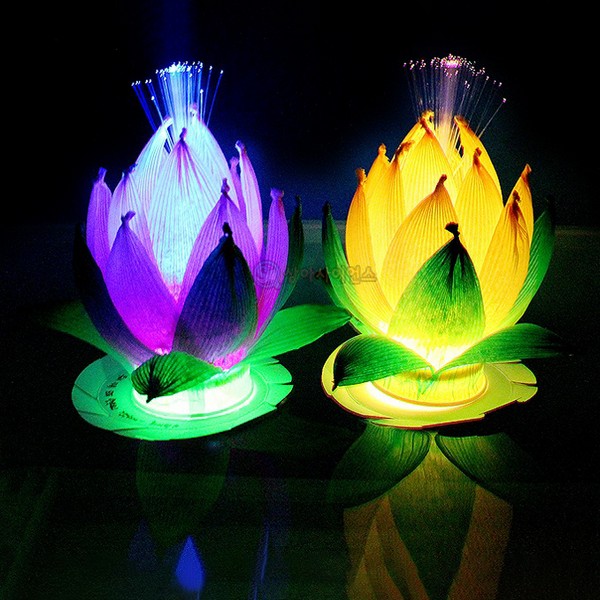 물에 띄우는 LED 소원꽃 만들기(5인세트)