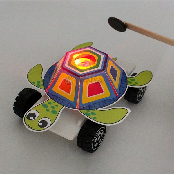 자석으로가는 LED 거북이 자동차 만들기(5인세트)