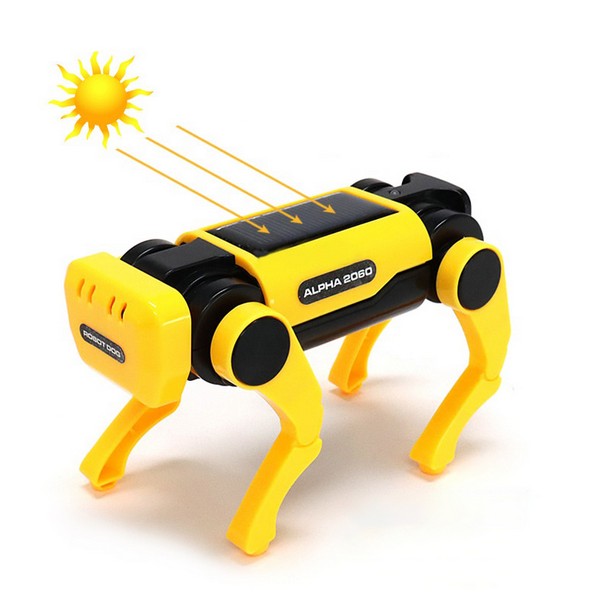 충전식 태양광 강아지로봇 조립키트(건전지 겸용)