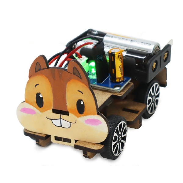 조립이 쉬운 다람쥐 전기충전 자동차 만들기(전기차)
