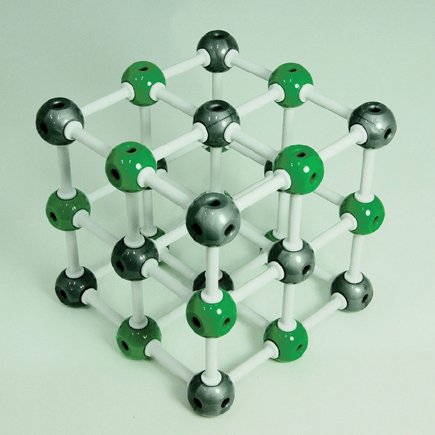 염화나트륨(NaCl) 결정 구조 모형 조립 세트 입방체