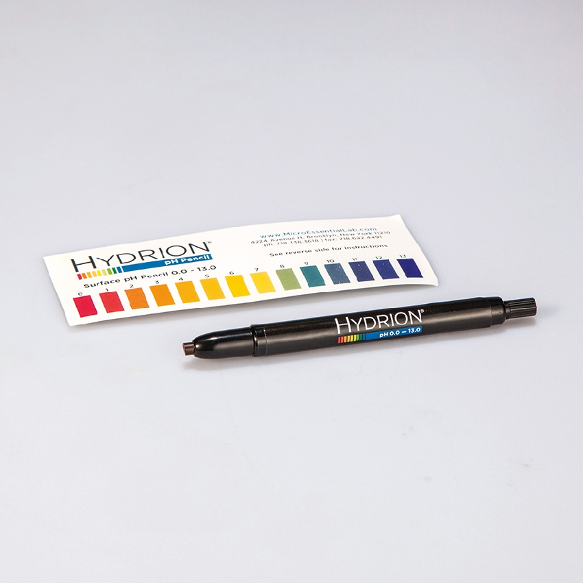 pH측정 펜슬(종이 목제 콘크리트 가죽 직물 표면)