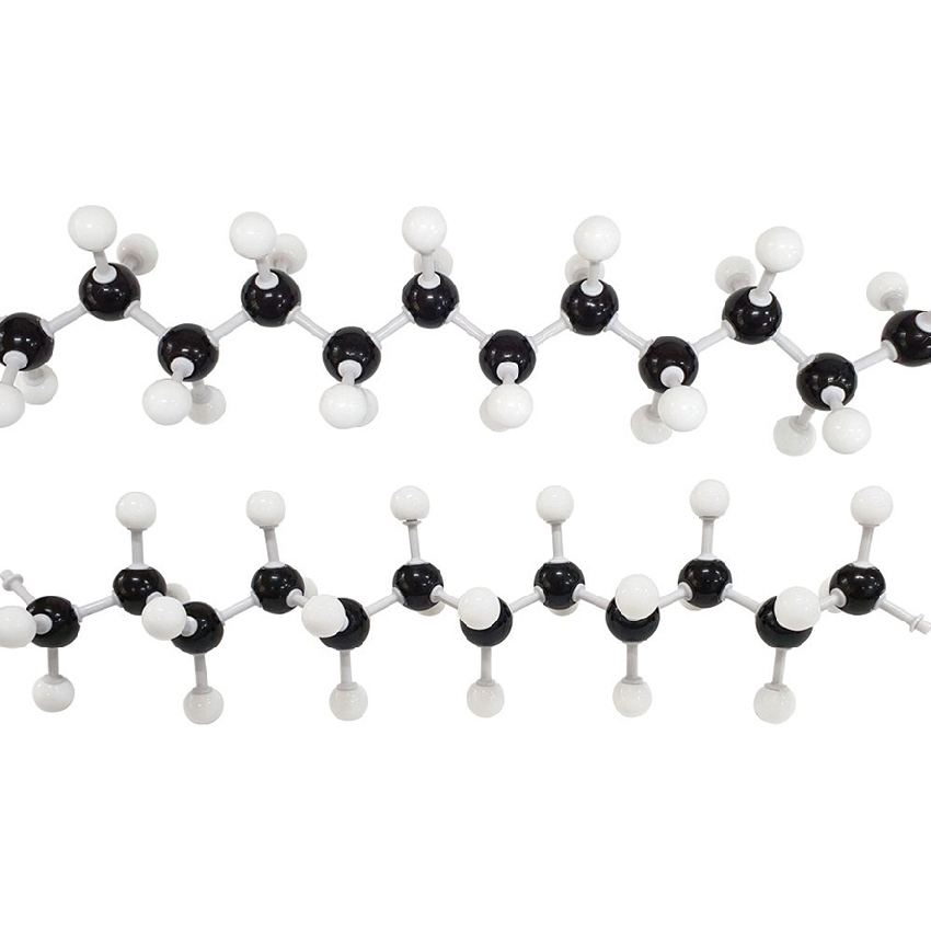폴리에틸렌의 분자 구조 모형 조립 세트(73점)